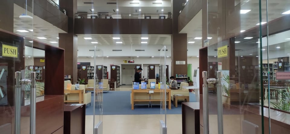 North South University Library During Covid